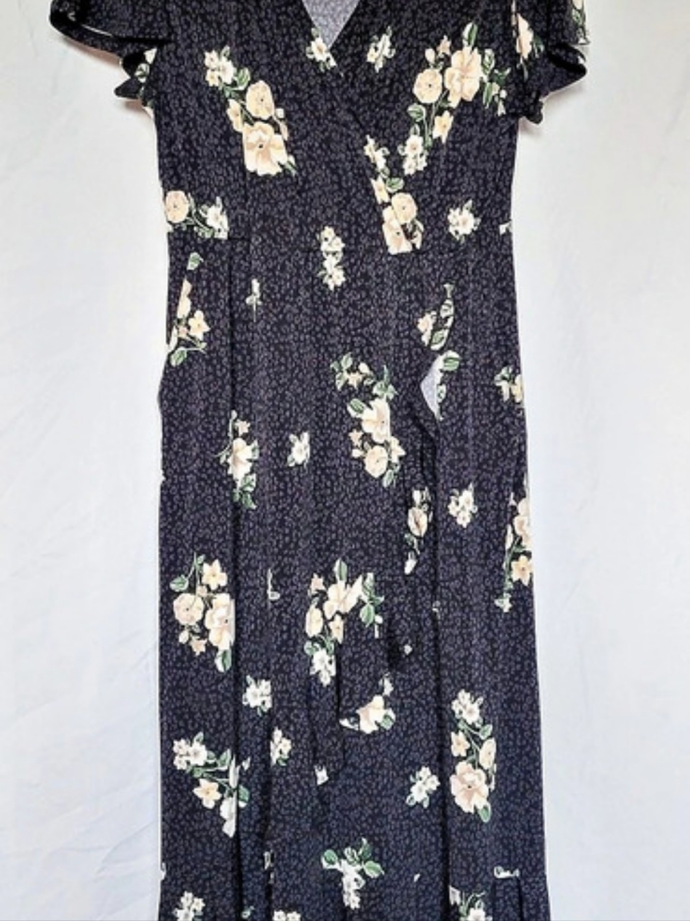 Torrid Surplice Midi Dress Size 0